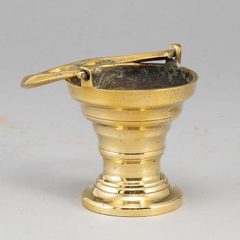 A 16th century bronze Holy Water bowl.