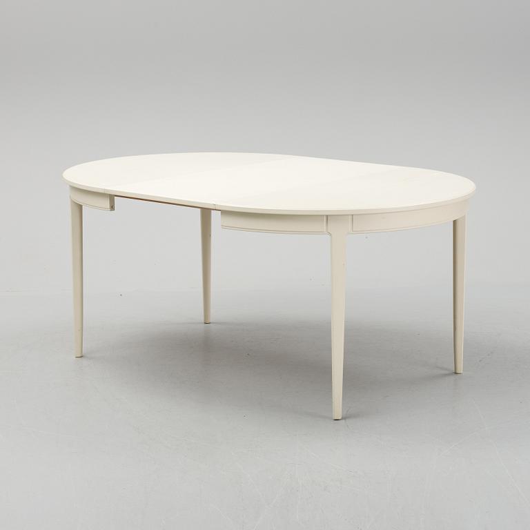 Carl Malmsten, A dinnertable and four chairs, "Talavid", by Carl Malmsten, Waggeryds Möbelfabrik AB, second half of the.