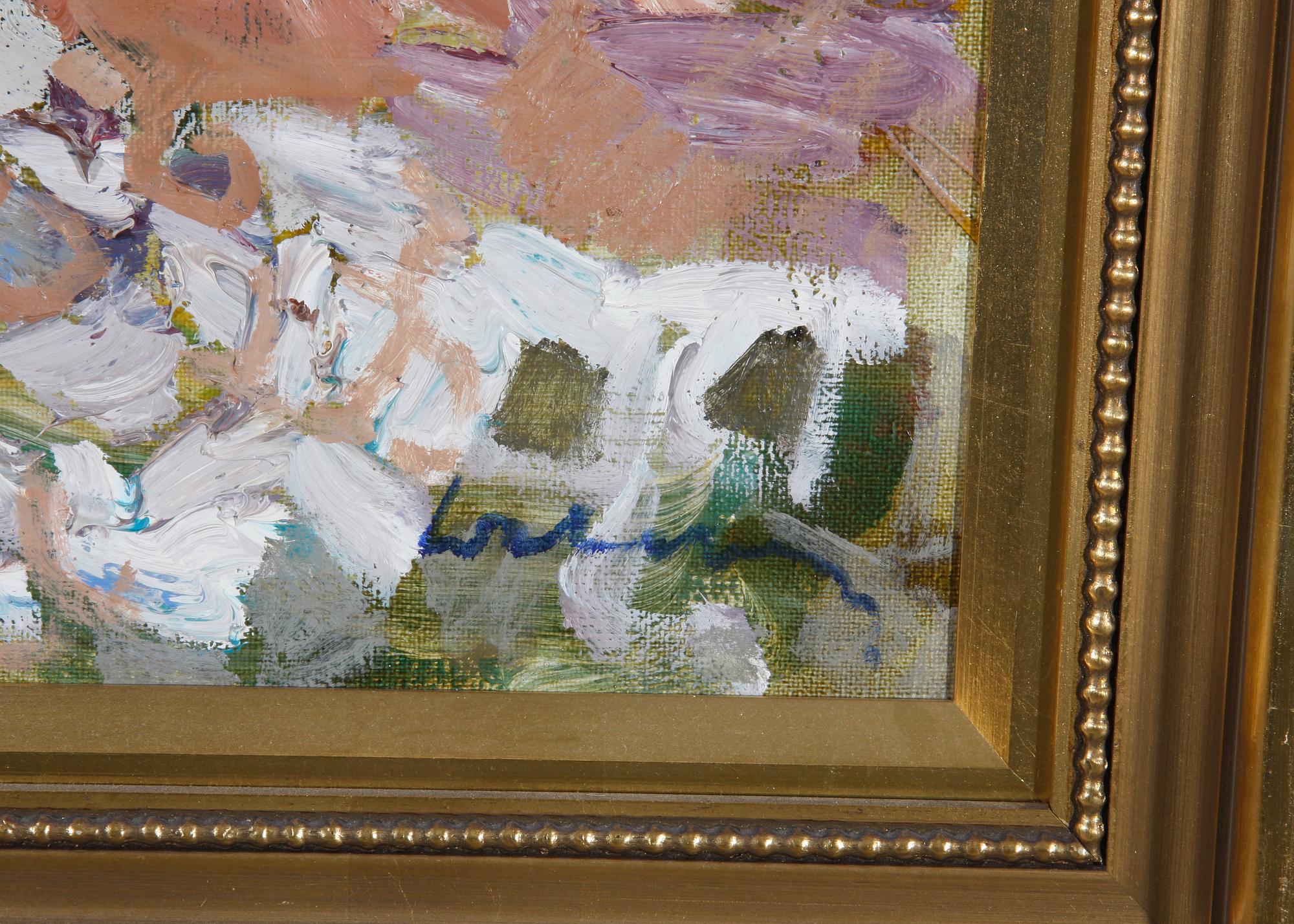 WAHLBERG, BERTIL. Olja på duk, sign.