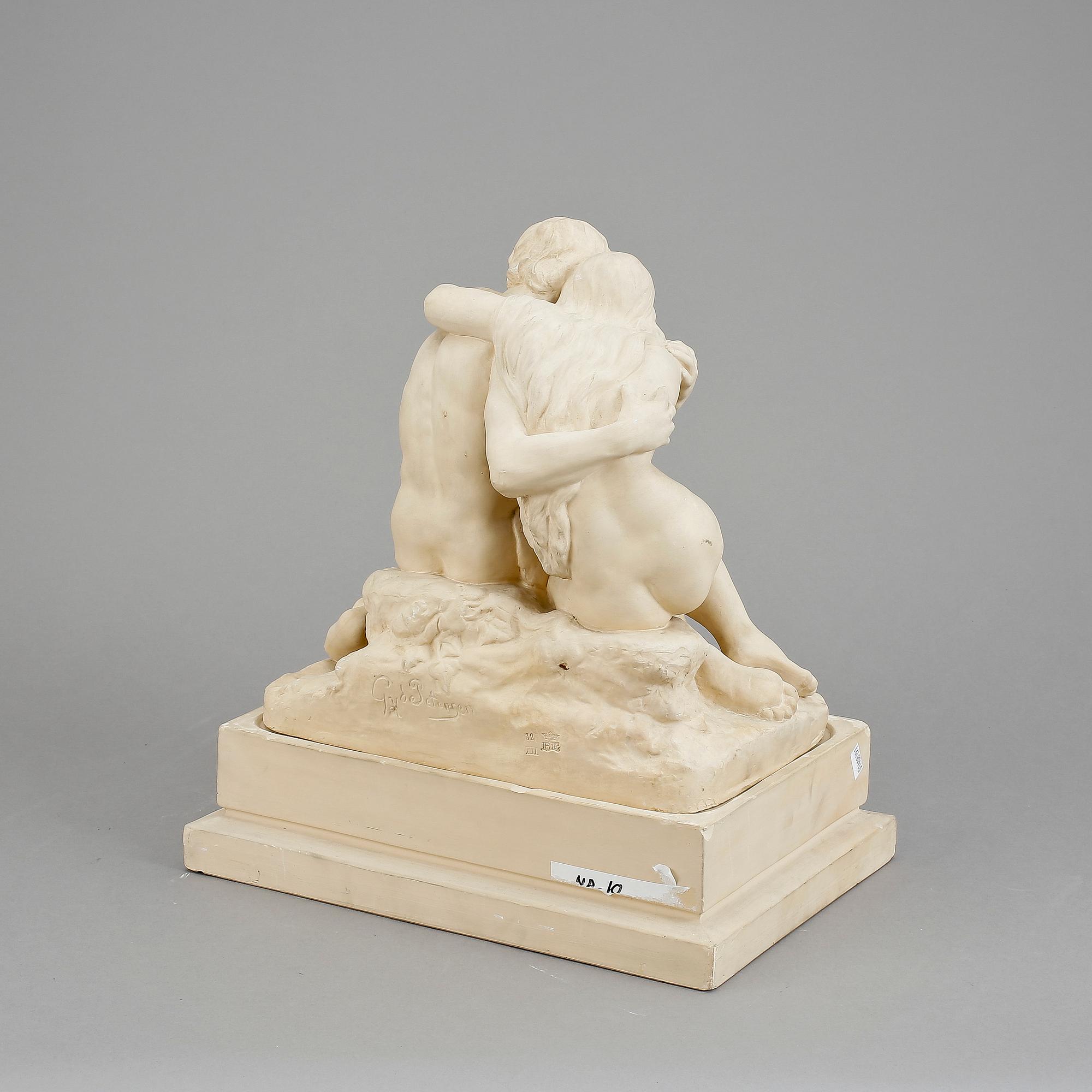 HANS GYDE-PETERSEN. Skulptur, lergods, signerad.