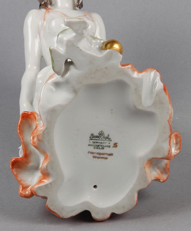 FIGURIN, porslin, modellnr 1793, Friedrich-Gronau, Rosenthal Kunstabsteilung, Tyskland.