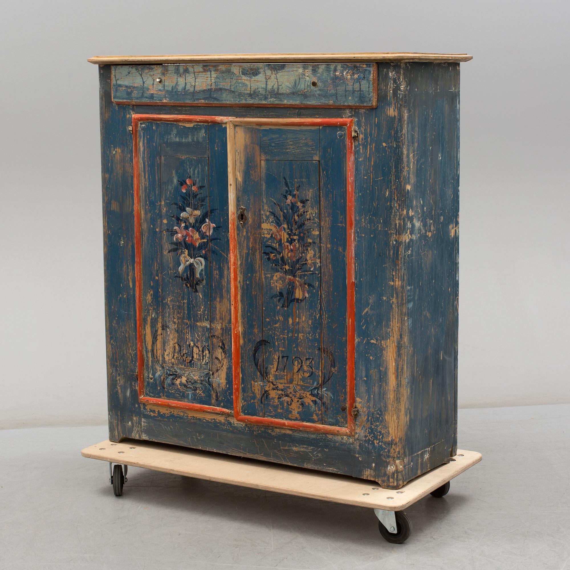 A cupboard dated 1793.