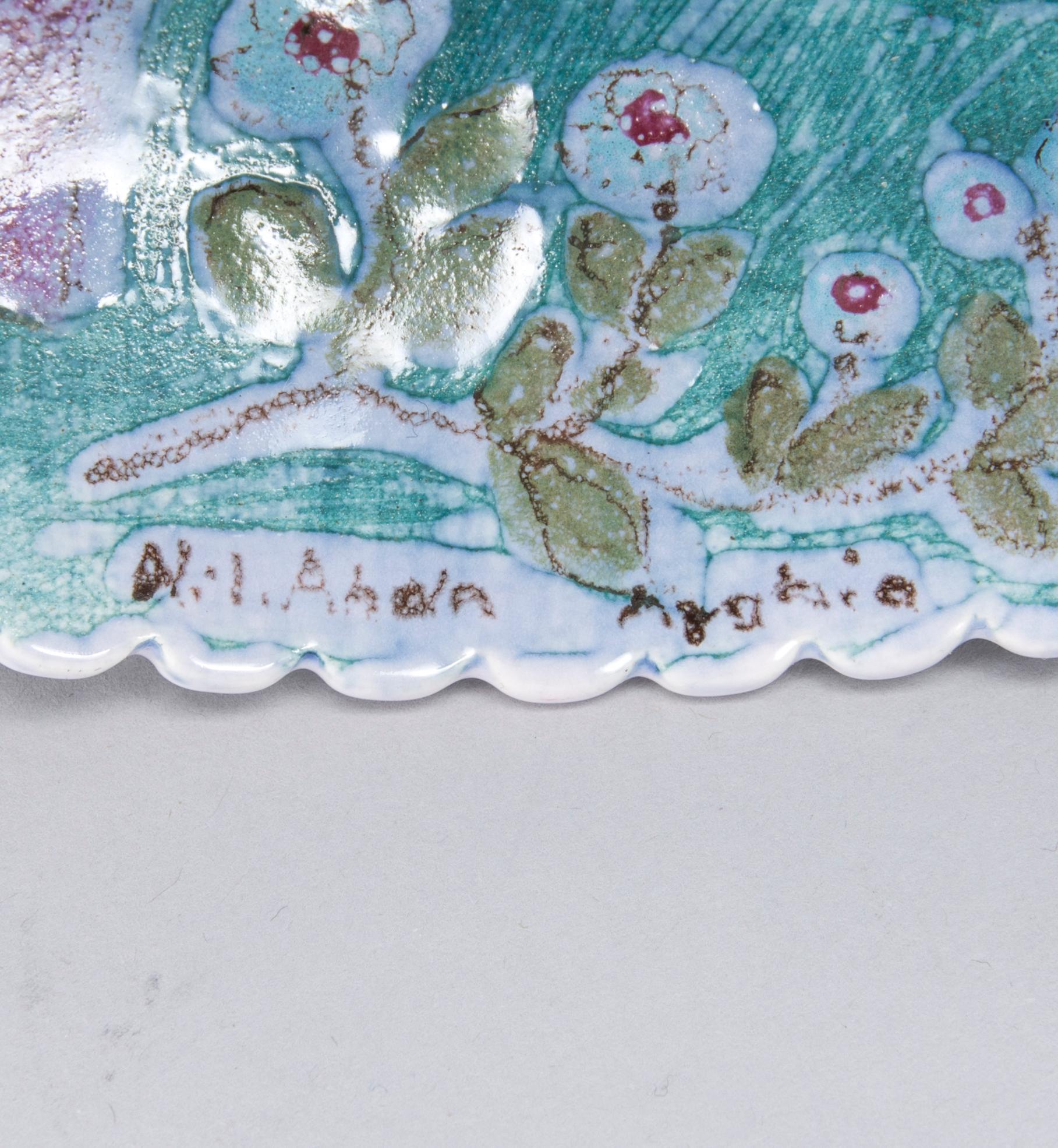 SKÅLAR, 3 st, keramik, signerade Hilkka-Liisa Ahola, Arabia.