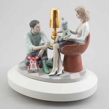 Jaime Hayon, figurine, porcelain, "The family portrait", Lladro, contemporary.