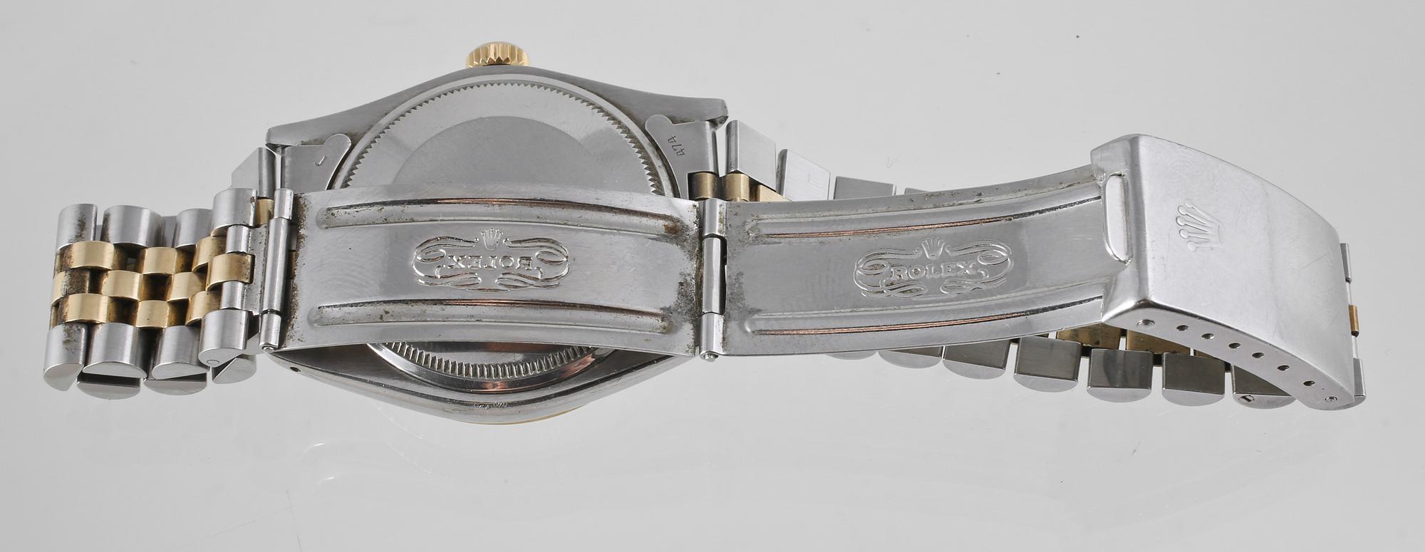 ARMBANDSUR, herr, guld/stål, "Date", Rolex.