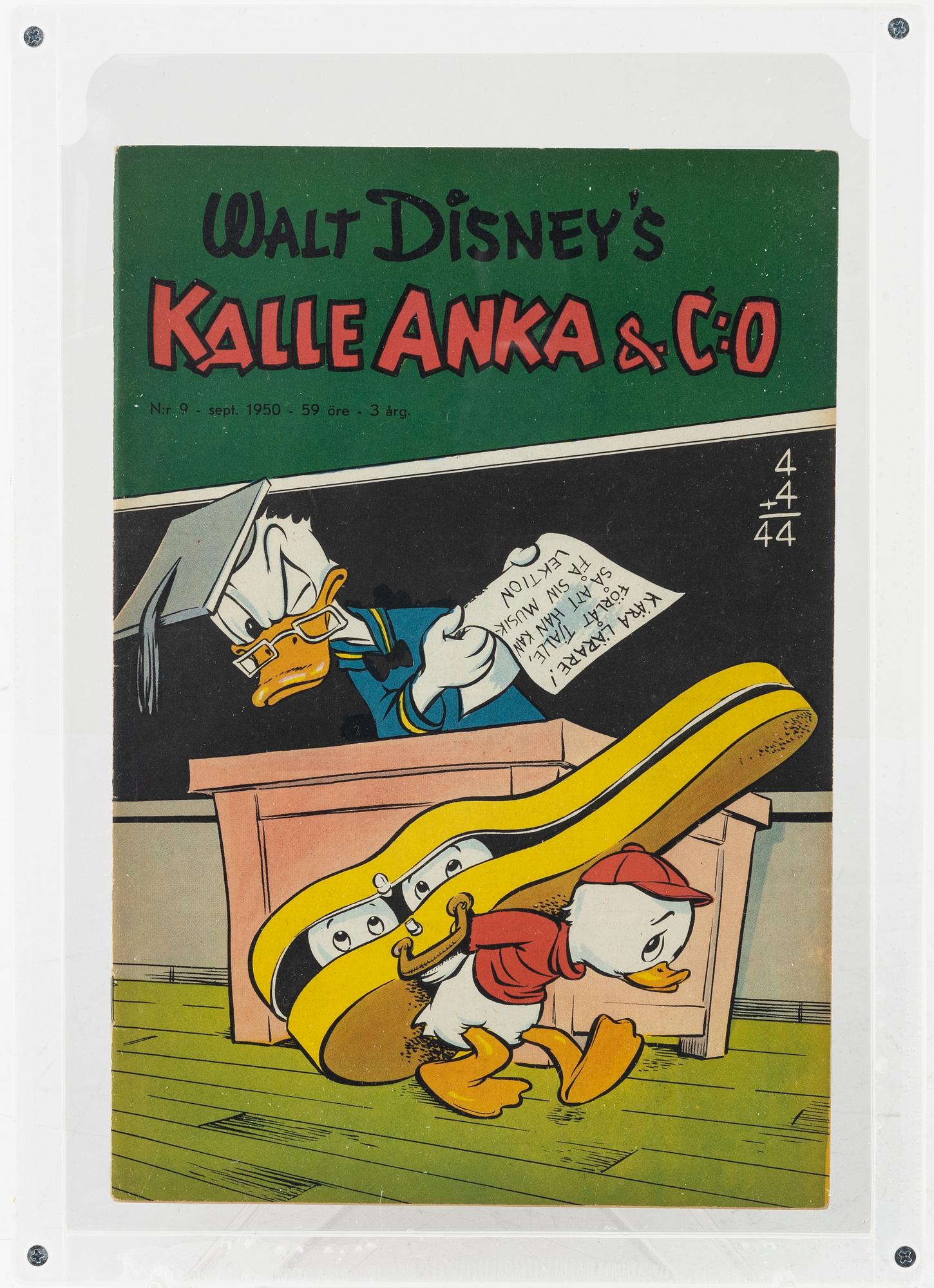 Comic book, "Donald Duck & Co" No. 9, 1950.