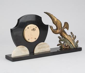 An Art Deco table clock first half of the 20th century.