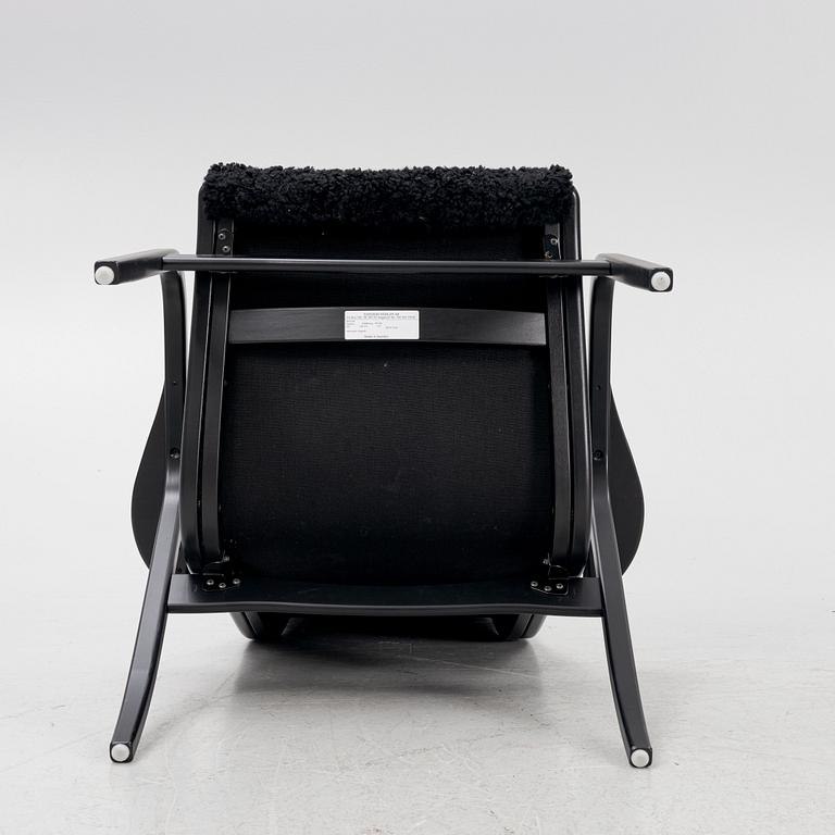 Armchair with footstool, Swedese Möbler AB, Väggeryd.