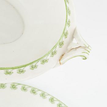 An 80-piece "Gunnar" dinner service, Jugend, Gustafsberg, Sweden, 1905-1930.