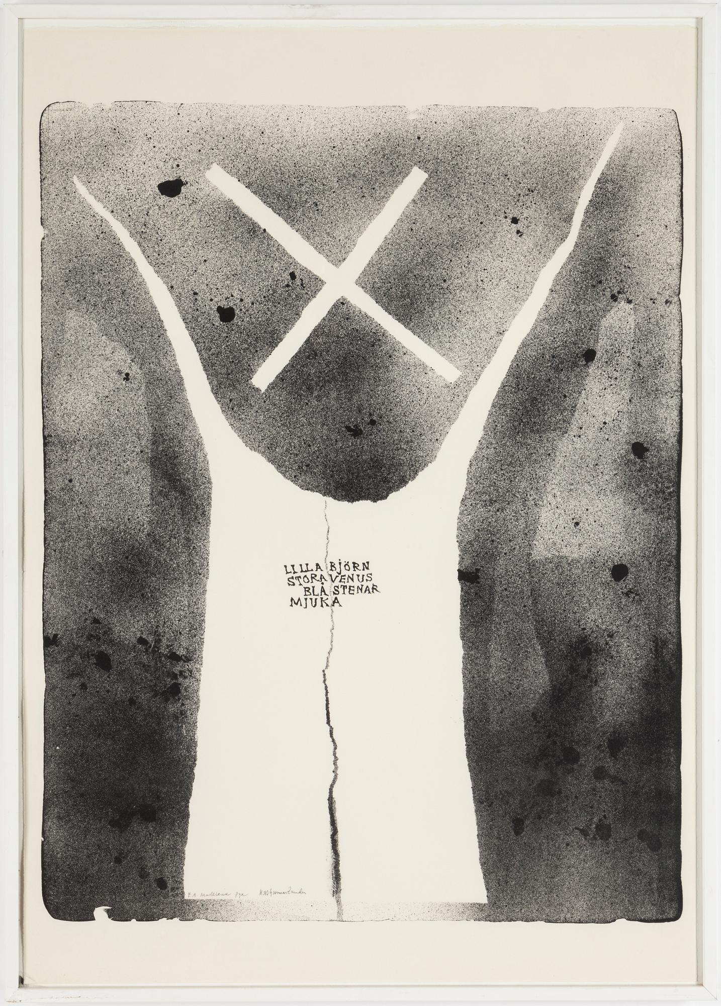 MADELEINE PYK & NILS GUNNAR ZANDER, litografi, signerad Madeleine Pyk Nils Gunnar Zander samt numrerad E.A. med blyerts.