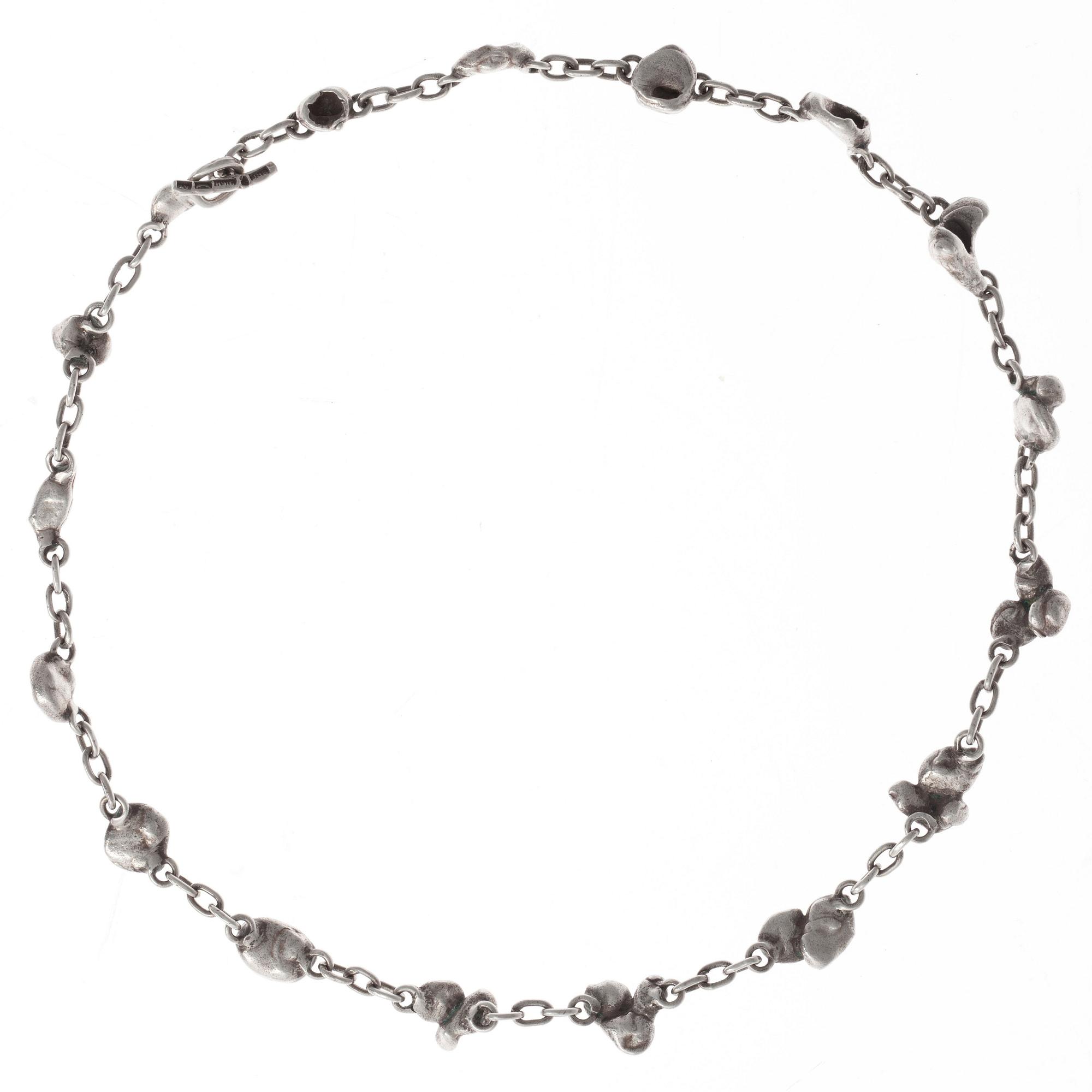 Bertel Gardberg, HALSBAND, 916 silver, BRG Helsingfors 1954.