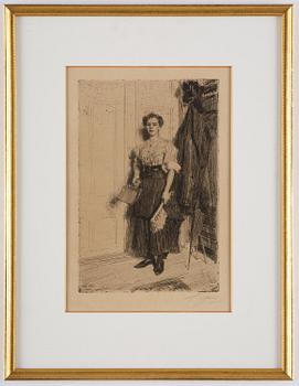 Anders Zorn, "The new maid".