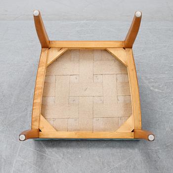 Carl Malmsten, karmstolar, ett par samt stolar, 4 st, "Gustavus", Åfors Möbelfabrik, 1900-talets andra hälft.