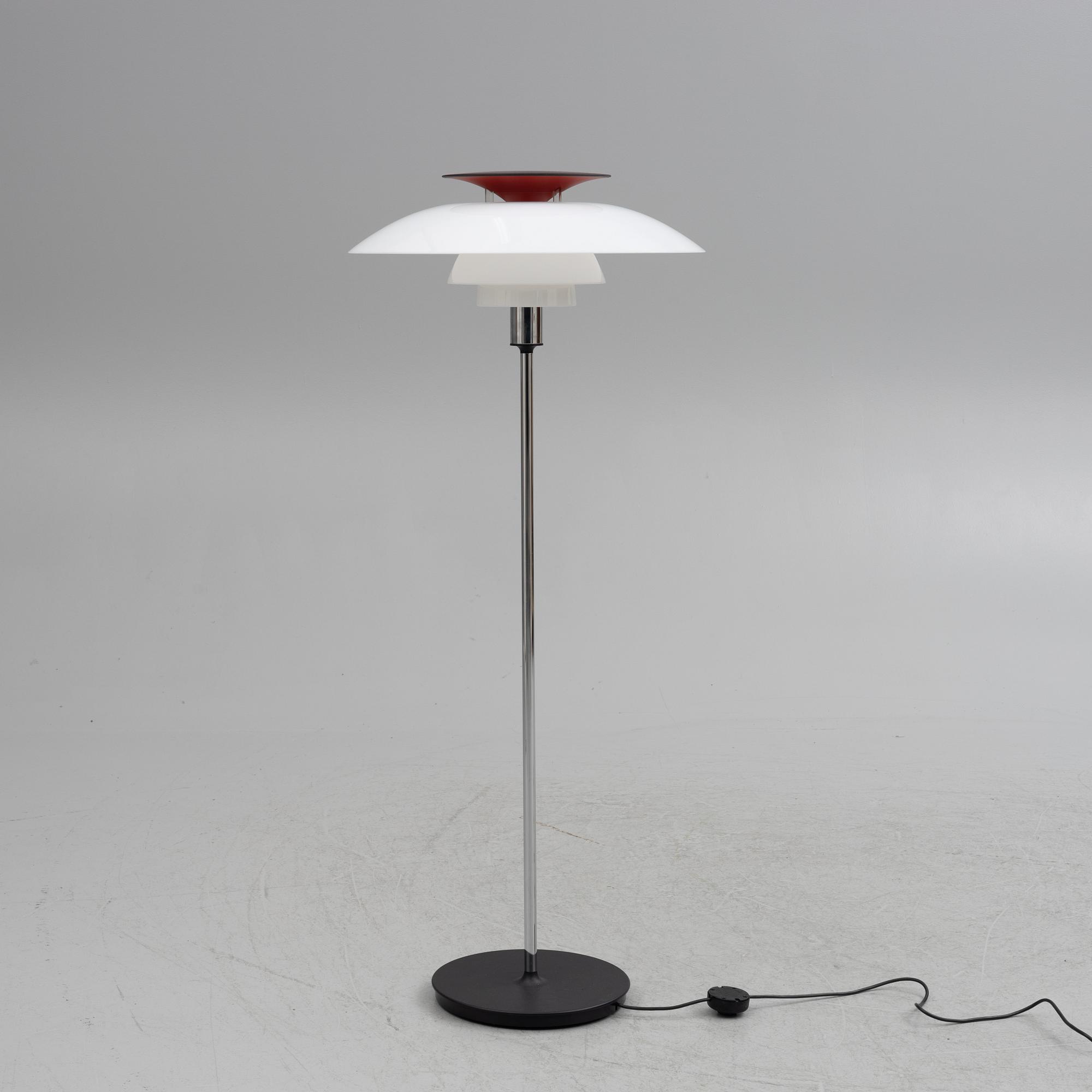 Poul Henningsen, golvlampa, "PH-80", Louis Poulsen, Danmark.
