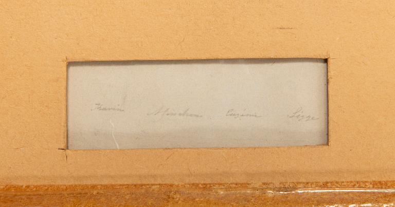 Prinsessan Eugénie, Pencil drawings, 2 pcs., 1840s.