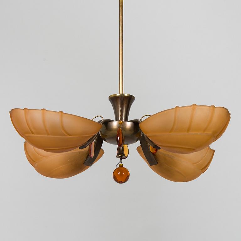 Paavo Tynell, A 1930s pendant ceiling lamp for Taito.