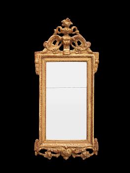 A Gustavian 18th century mirror by J Åkerblad, master 1758.