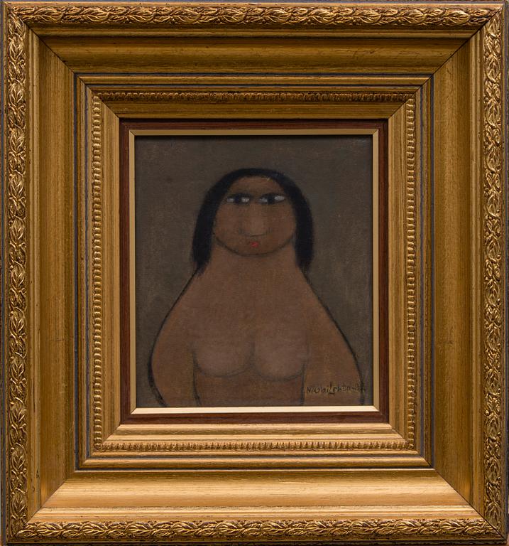 NIKOLAI LEHTO, öljy levylle, signeerattu ja päivätty -82.