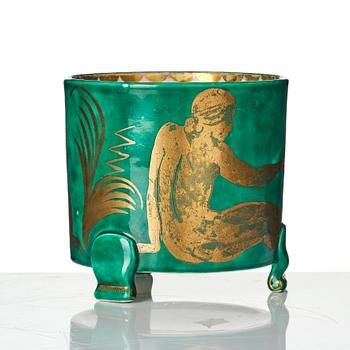 Wilhelm Kåge, outer casing, 2 pieces and bowls, 3 pieces, stoneware, Gustavsberg, most dated 1927-29.