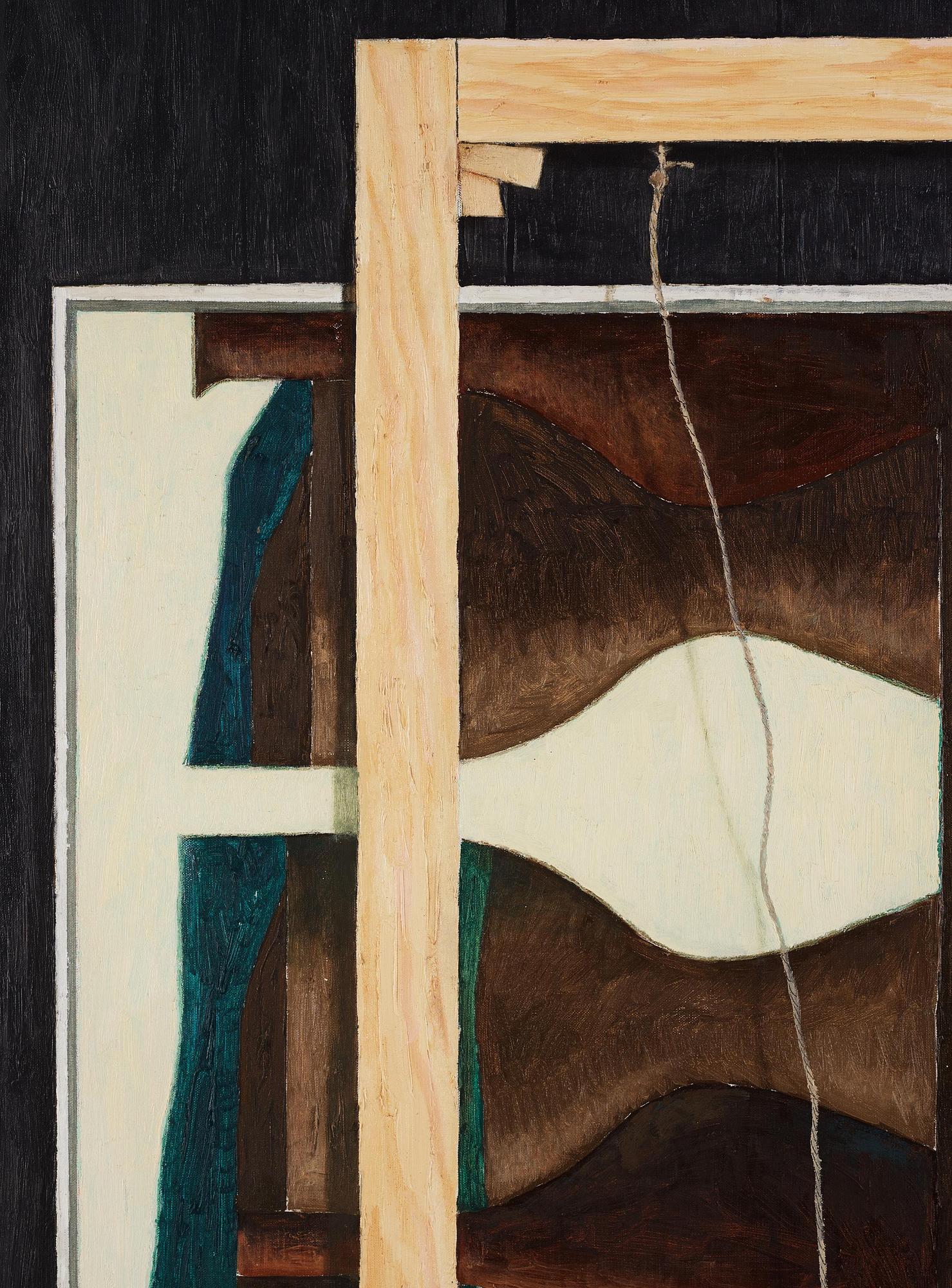 Philip von Schantz, Still life with painting and frame.