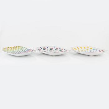 Stig Lindberg, three dishes, Gustavsbergs studio.