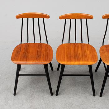 Four mid 20th century chairs.