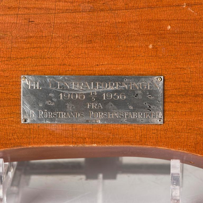 Gunnar Nylund, a unique sculpture of a lion, Rörstrand 1950s.