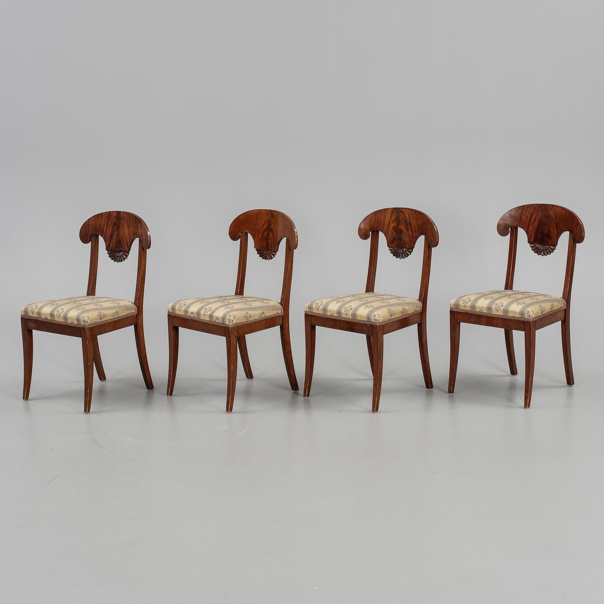 STOLAR, 4 st, Karl-Johan, 1800-talets mitt.