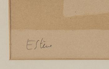 MAURICE ESTÈVE, lithograph in colors, 1952, signed and numbered epreuve d'artiste VIII/X.