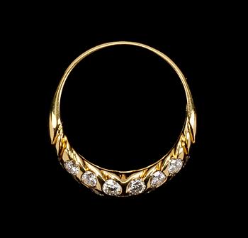 RING, brilliant cut diamonds, tot. 1.23 cts.