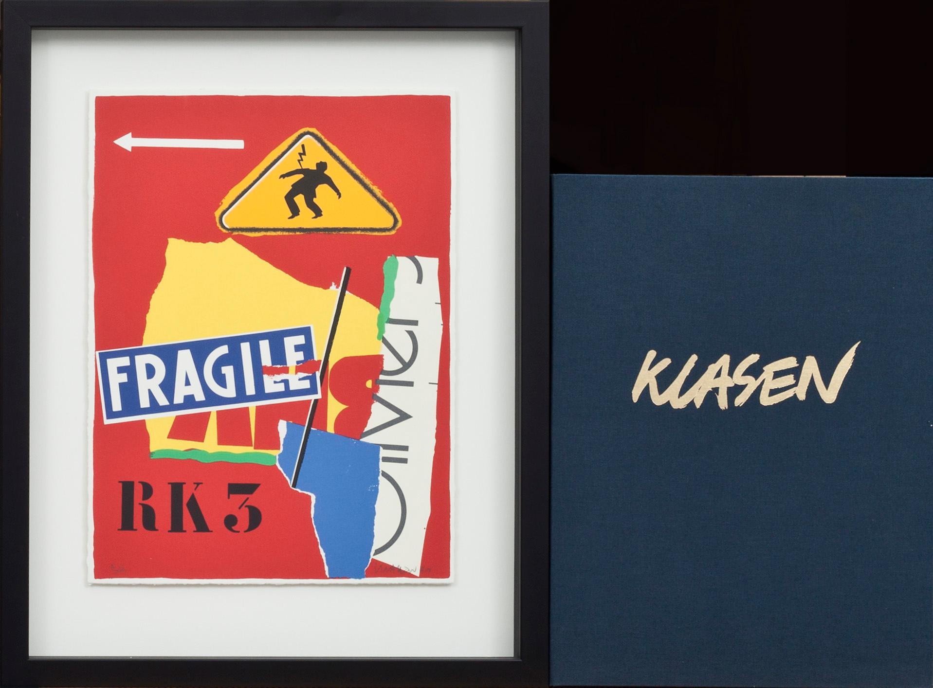 PETER KLASEN, album med tre färgserigrafier samt bok, signerade och numrerade E.A. respektive 144/200. Ett blad i ram.