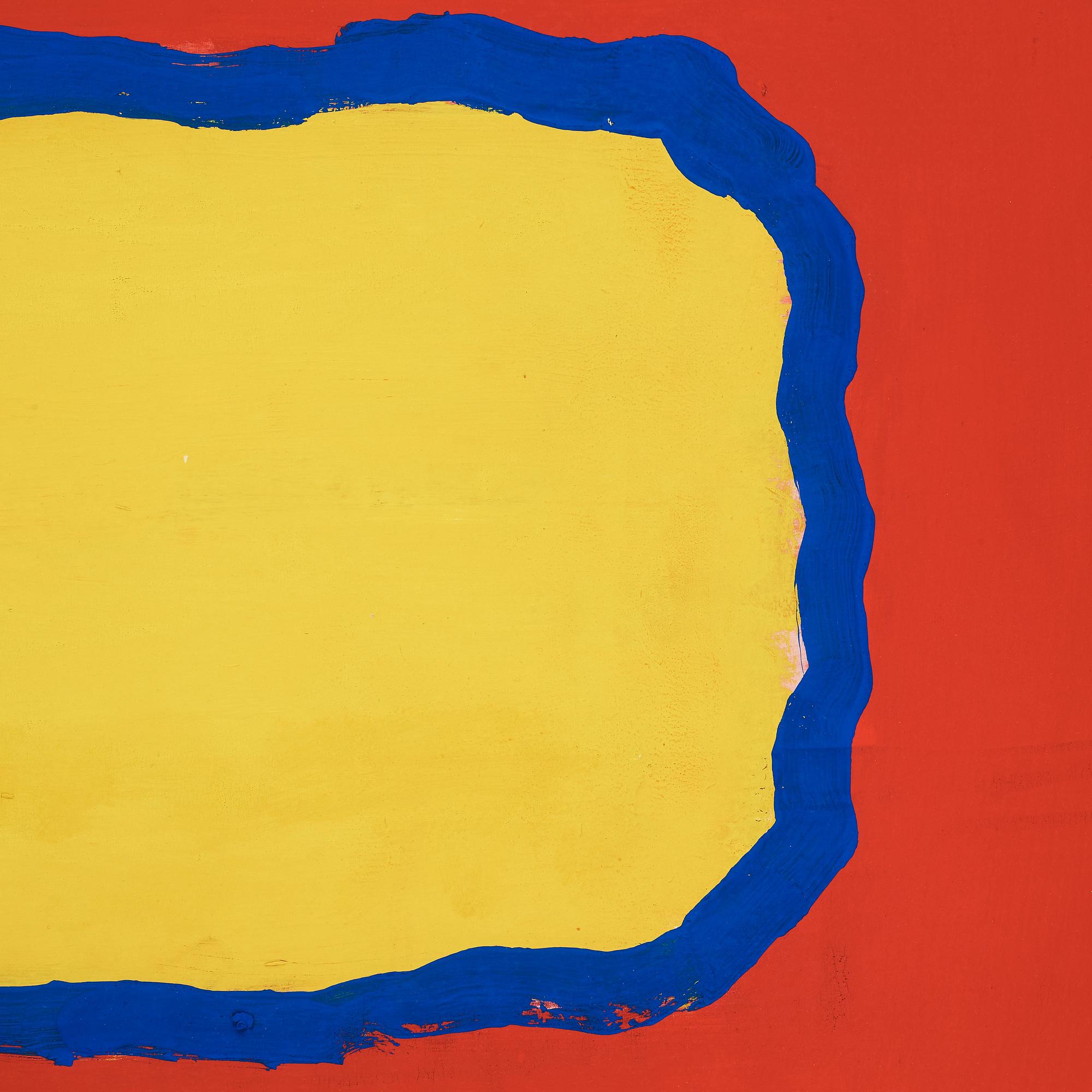 Bram Bogart, Composition in yellow, red and blue.