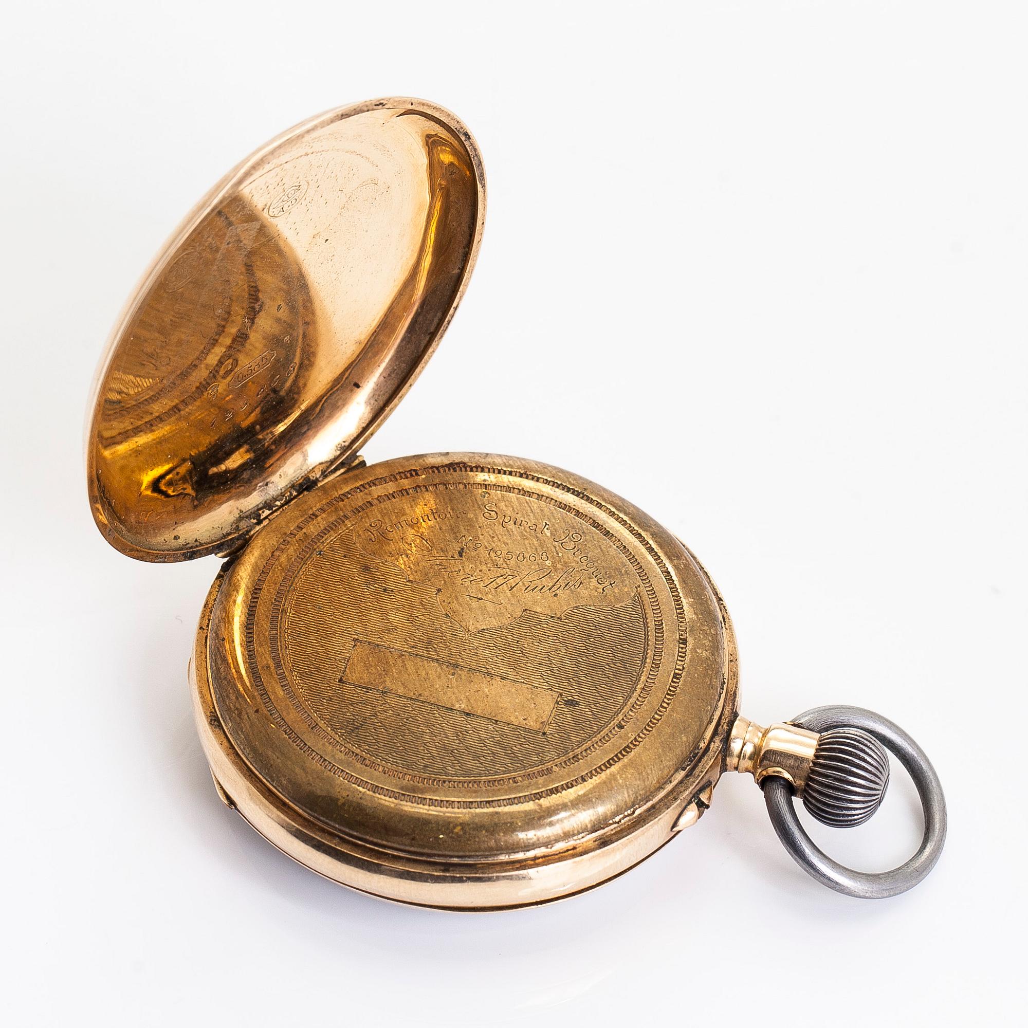 Pocket watch, 45.5 mm.