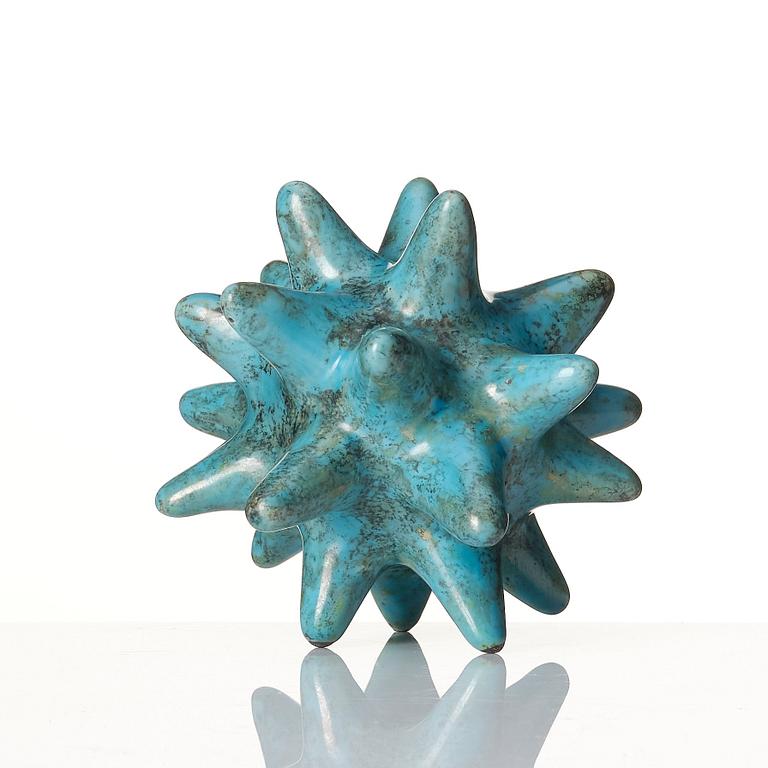 Hans Hedberg, a faience sculpture of a sea urchin, Biot, France.