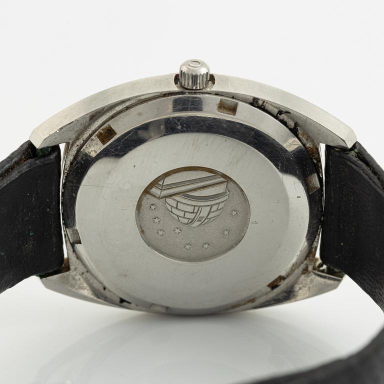 Omega, Constellation, "C", "Linen Dial", armbandsur, 35 mm.