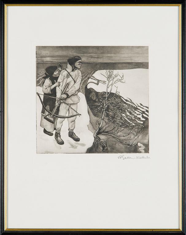 Akseli Gallen-Kallela, "Joukahaisen kosto".