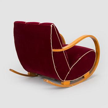 A Swedish Modern rocking chair, 1940's.