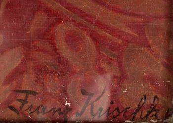 FRANZ KRISCHKE, olja på duk, sign.