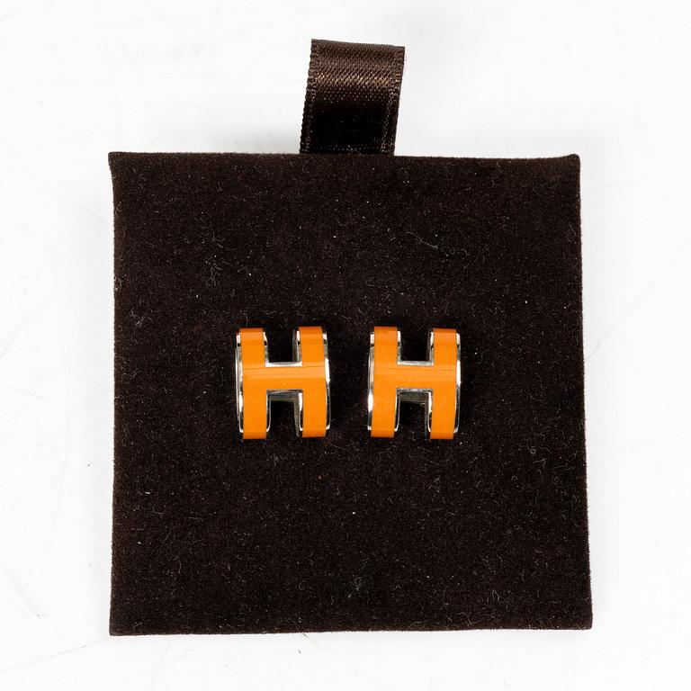 Hermès, örhängen, ett par, "Pop H".