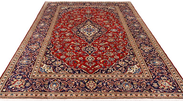 Carpet, Keshan, 290 x 194 cm.