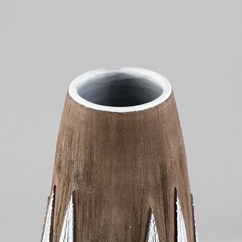 Anna-Lisa Thomson, an earthenware 'Paprika' vase, Upsala Ekeby.