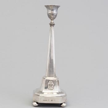 PEHR ZETHELIUS, a silver candlestick, Stockholm, 1799.