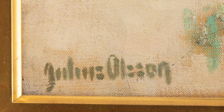 Julius Olsson, Coastal landscape.