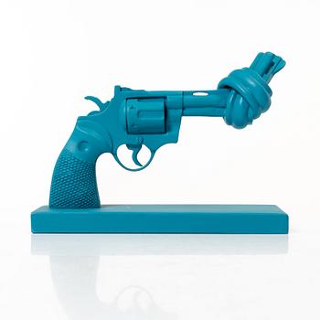 Non-Violence Art Project, "Non-Violence Twilight Blue".