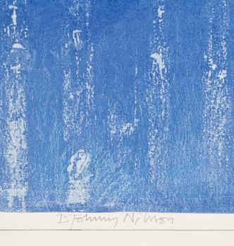 BERT JOHNNY NILSSON, blandteknik, signerad.