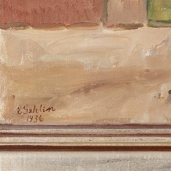 Ester Gehlin, oil on canvas, signed and dated 1936.