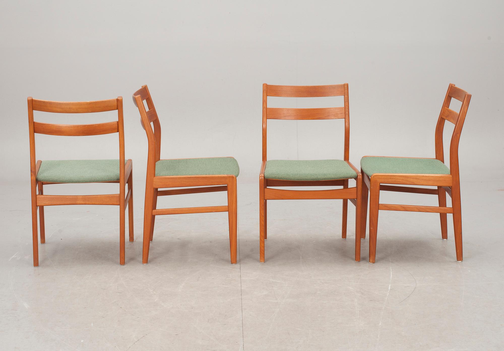 STOLAR, 4 st. Teak, 1960-tal.