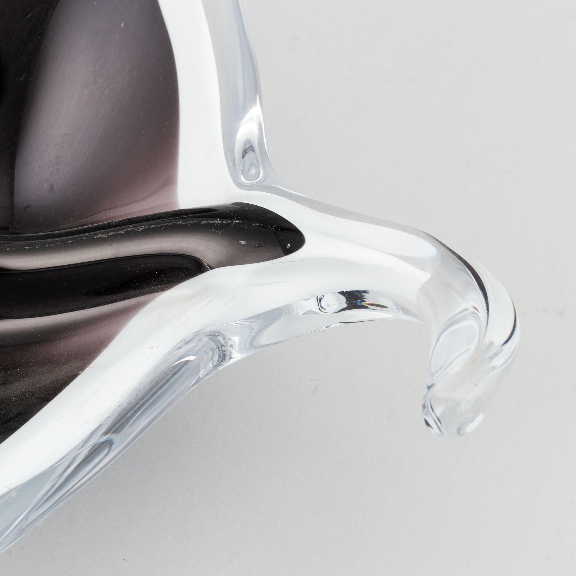 Paul Kedelv, glas, 3 delar, "Coquille", Flygsfors.