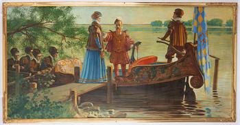 Vicke Andrén, oil on canvas, signed and dated -12.