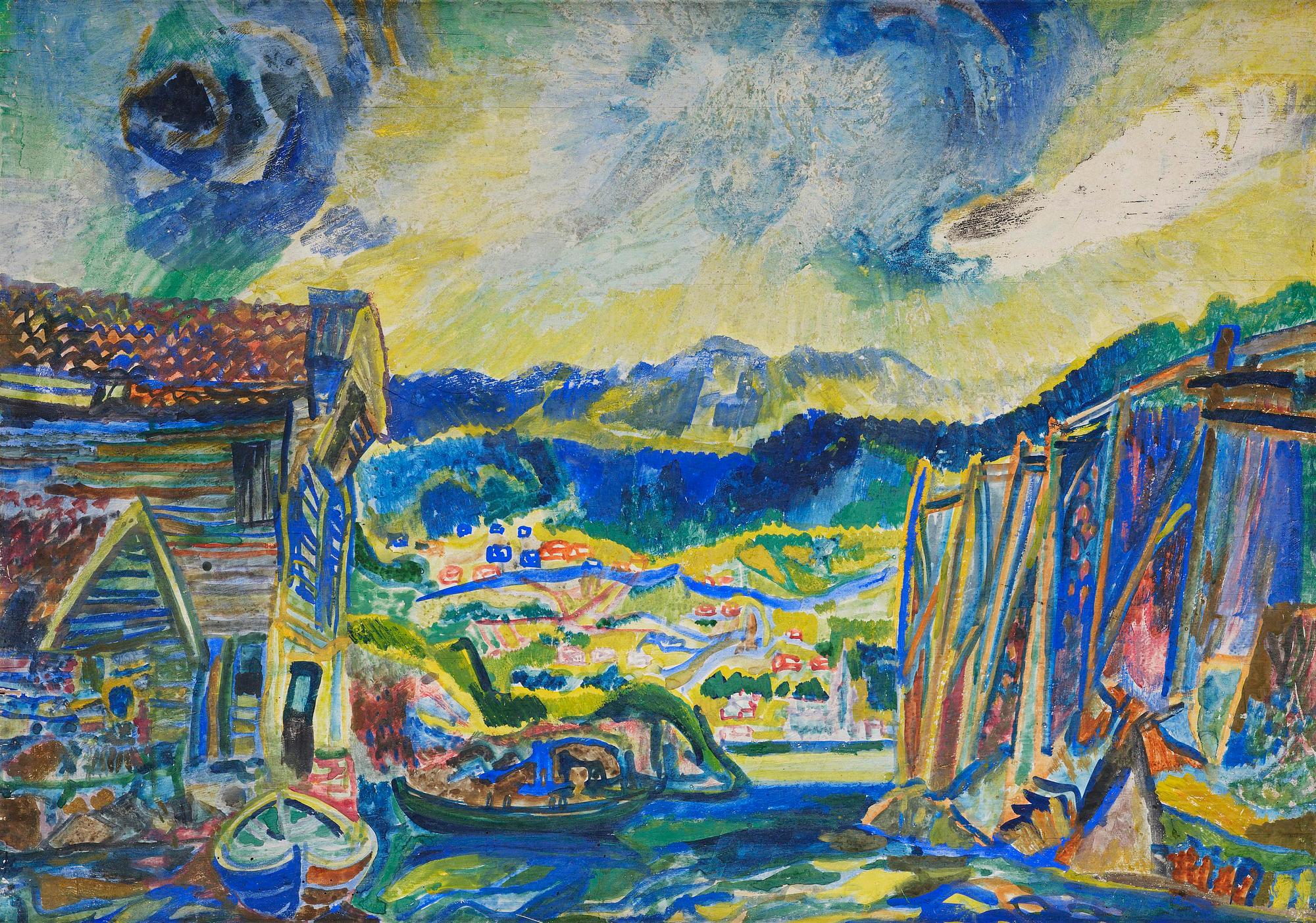 Bruno Krauskopf, The Fishing Harbour.